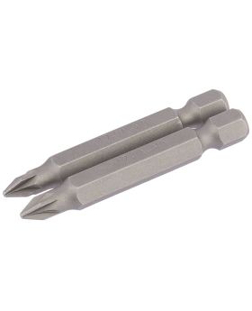 Draper Tools No.1 1/4 Hex. PZ Type Insert Bit 50mm Long x 2 DRA64227