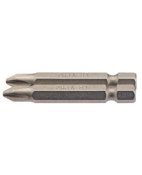 Draper Tools No.2 1/4 Hex. Cross Slot Insert Bit 50mm Long x 2 DRA64237