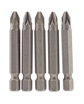 Draper Tools No.2 1/4 Hex. PZ Type Insert Bit 50mm Long x 5 DRA64283