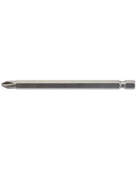 Draper Tools No.2 1/4 Hex. Cross Slot Insert Bit 100mm Long x 1 DRA64365