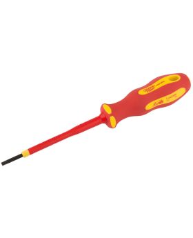 Draper Tools Ergo Plus&#174; VDE 2.5mm x 75 mm Plain Slot Screwdriver DRA64367