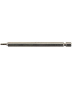 Draper Tools 2.5mm 1/4 Hex. Hexagonal Insert Bit 100mm Long x 1 DRA64371