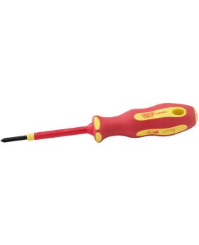 Draper Tools Ergo Plus&#174; VDE No.0 x 60mm Cross Slot Screwdriver DRA64427