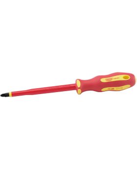 Draper Tools Ergo Plus&#174; VDE No.3 x 150mm PZ Slot Screwdriver DRA64485