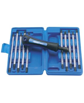 Draper Tools Reversible Blade Screwdriver Set (Giving 20 Tip Sizes) (11 Piece) DRA64672