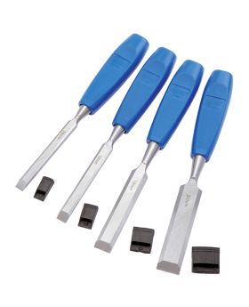 Draper Tools Bevel Edge Wood Chisel Set (4 Piece) DRA69619