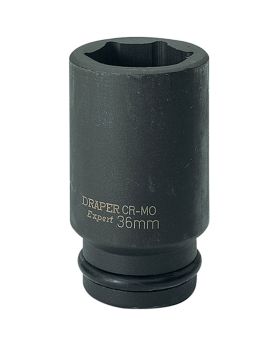 Draper Tools Expert 36mm 3/4 Square Drive Hi-Torq&#174; 6 Point Deep Impact Socket DRA71940