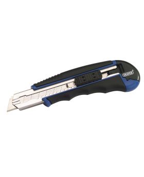 Draper Tools 18mm Retractable Knife with Seven Segment Blade DRA72144