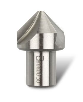 Bordo 30mm 90 degree 3 Flute HSS Countersink - 3/4" Shank with two flats