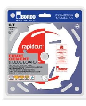 Bordo 7456-1846 - Rapidcut Fibre Cement Saw 184mm 7-1/4" 6T