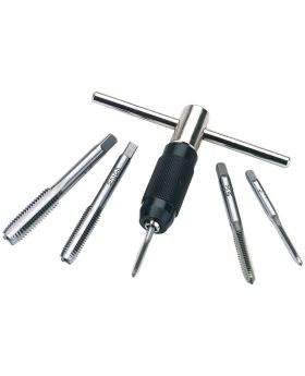 Draper Tools Metric Tap and Holder Set (6 Piece) DRA79202