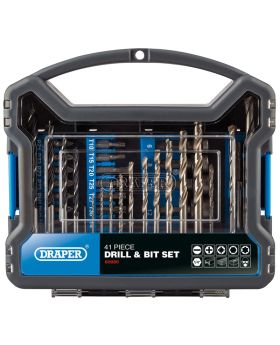 Draper Tools Drill Bit and Accessory Kit (41 Piece) DRA80980