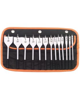 Draper Tools Flat Wood Bit Set (13 Piece) DRA82634