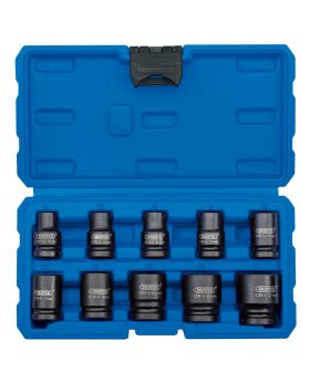 Draper Tools 1/2 Sq. Dr. Metric Impact Socket Set (10 Piece) DRA83092