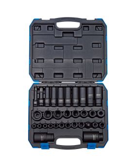 Draper Tools 3/8 and 1/2 Sq. Dr. Impact Socket Set (32 Piece) DRA83098