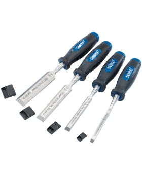 Draper Tools Bevel Edge Wood Chisel Set (4 Piece) DRA83351