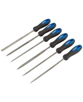 Draper Tools 140mm Soft Grip Needle File Set (6 Piece) DRA83982