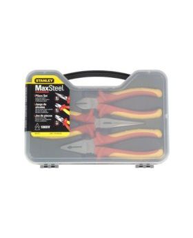 Stanley 84.011 3pce VDE Plier Set-1000v Rated