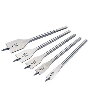 Draper Tools Metric Flat Wood Bit Set (5 Piece) DRA84451