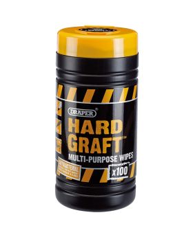 Draper Tools Draper Hard Graft Wipes (Tub of 100) DRA84711