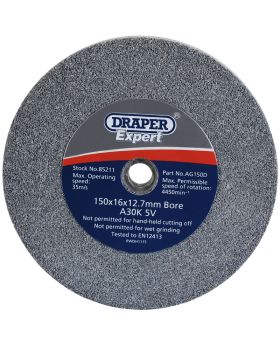 Draper Tools 150 x 16mm Grinding Wheel (36 grit) DRA85211