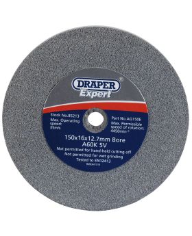 Draper Tools 150 x 16mm Grinding Wheel (60 grit) DRA85213