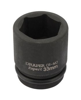 Draper Tools Expert 33mm 3/4 Square Drive Hi-Torq&#174; 6 Point Impact Socket DRA93259