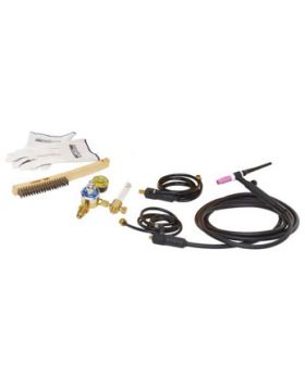 BOSS Heavy Duty TIG Torch Welder Gun &  Accessory Combo Kit 9517FVTnoesk