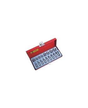 KC Tools KCA13370 17PC STAR BIT & E SOCKET SET