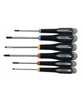 Bahco BE-9886 6 piece ERGO Handled Screwdriver Set