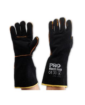 PROCHOICE Black Jack - Black & Gold Welding Gloves BGW16