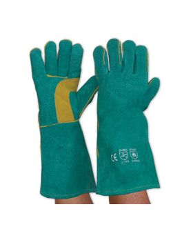 PROCHOICE Greenie - Green & Gold Welding Gloves GW16