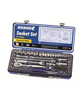 Kincrome k2146 Socket Set 61 Piece 3/8" Square Drive