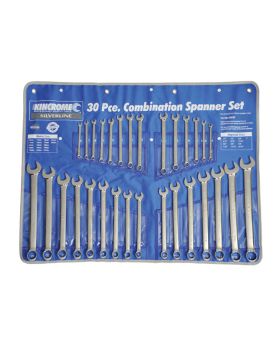 KINCROME SILVERLINE 30 Piece Spanner Set - Metric & Imperial K3030