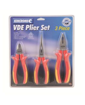 KINCROME 3 pce VDE Pliers Set K4005