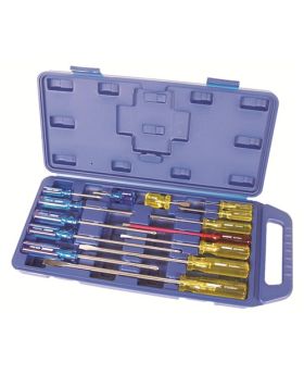 KINCROME Acetate Handles Screwdriver Set-14pce K5053