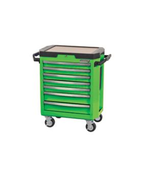 Kincrome K7747G Contour Series 7Drawer Roller Tool Trolley Cabinet-Monster Green