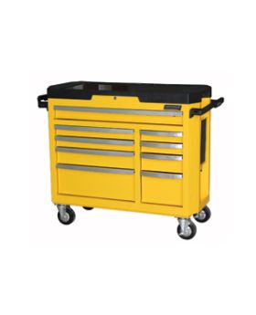 KINCROME Contour Widebody 9 Drawer Tool Trolley Roller Cabinet-Wasp Yellow K7759Y