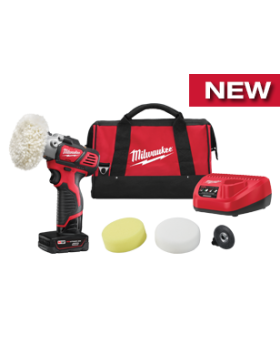 Milwaukee M12BPS-202B 12V 2.0Ah Li-ion Cordless Spot Polisher / Detail Sander Combo Kit