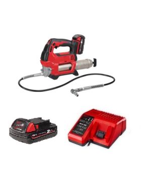 Milwaukee M18GG-201B 18V 2.0Ah Li-ion Cordless Grease Gun Combo Kit