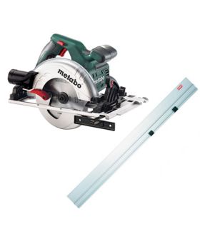 Metabo KS55FSgr 160mm Hi Torque Circular Saw-With 1500mm Guide Rail