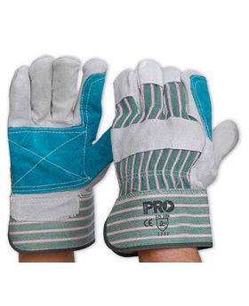 PROCHOICE Green & Grey Stripe Gloves R88FG