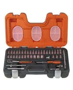 Bahco S460 46 Piece 1/4" Dr Socket Set