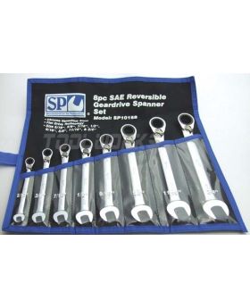 SP 8pc SAE Geardrive Spanners SP10158