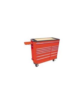 SP Tools SP40226 13 Drawer Concept Roller Cabinet w/ Wood Top - Red