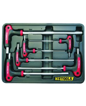 KC Tools KC A13070 6PC T HANDLE HEX KEY SET METRIC IN BLOW MOULDED CASE