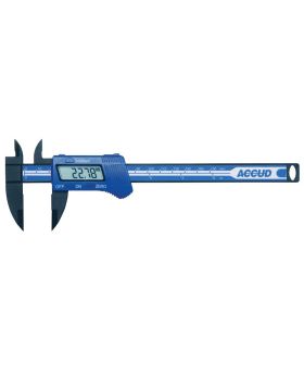 Accud 150mm Plastic Digital Caliper AC-117-006-11