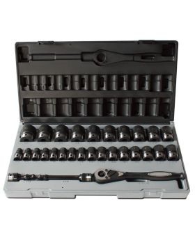 ACTION Dual 6point Impact/Standard Socket Set-1/2" Drive 29pce 10242901