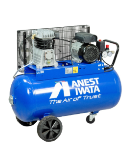 ANEST IWATA Broadbent 2hp 90L Belt Drive Air Compressor with 10amp plug NB20C/90