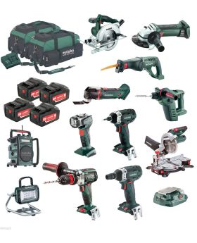 Metabo AU68500010 18v 13PC Ultimate Mega Brushless Cordless Combo Kit 